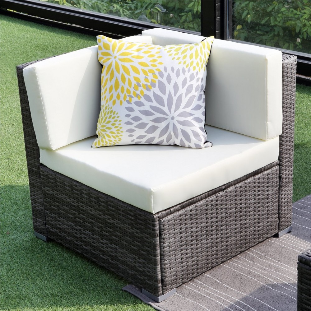 Wisteria Lane Outdoor Patio Furniture Sofa Set, 7 PCS Outdoor