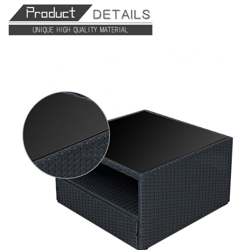 Oakmont Outdoor Patio Furniture 4Pcs Conversation Sectional Sofa