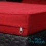 PHI VILLA Outdoor Sectional Rattan Sofa- Wicker Patio Furniture Set