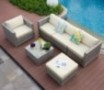 Tribesigns 6 PCS Outdoor Furniture Sectional Sofa Set, Large Wicker Patio Furniture Conversation Set Rattan Couch with Waterp