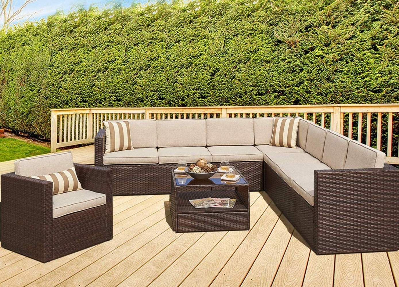 solaura outdoor furniture 7 piece