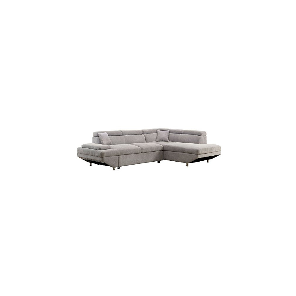 HOMES: Inside + Out Walters Sectional with Pull Out Sleeper Chaise