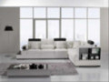 Vig Furniture T117 Modern White Leather Sectional Sofa