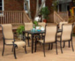 Brigantine 7-Piece Rust-Free Aluminum Outdoor Patio Dining Set with 6 Dining Chairs and Aluminum Rectangular Dining Table, BR