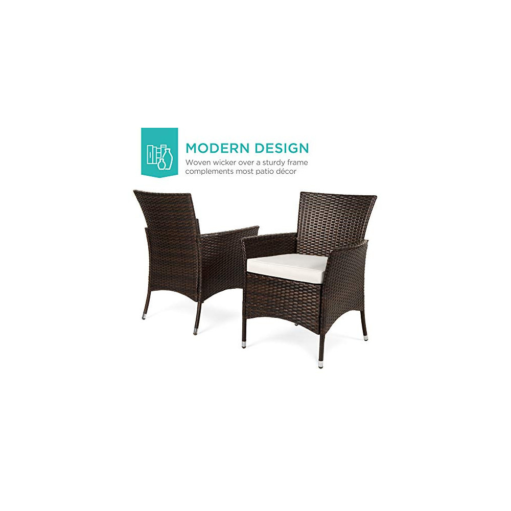 Best Choice Products 5Piece Indoor Outdoor Wicker Patio Dining