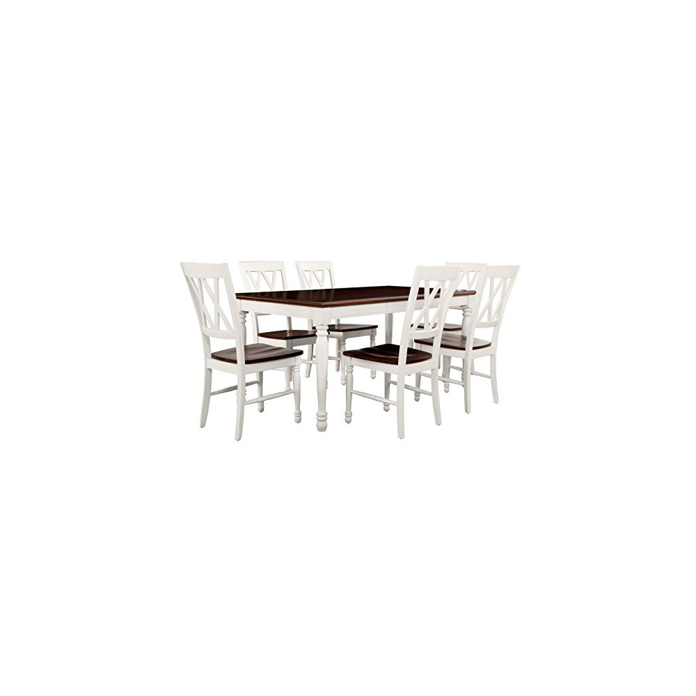 Crosley Furniture Shelby 7-Piece Dining Set, White