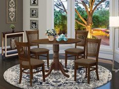 5 Pc set Dinette Table with 2 drop leaves and 4 Seat Chairs