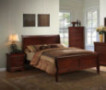 HOMES: Inside + Out 3 Piece ioHOMES Nathanial Contemporary Bed Set, Full, Cherry