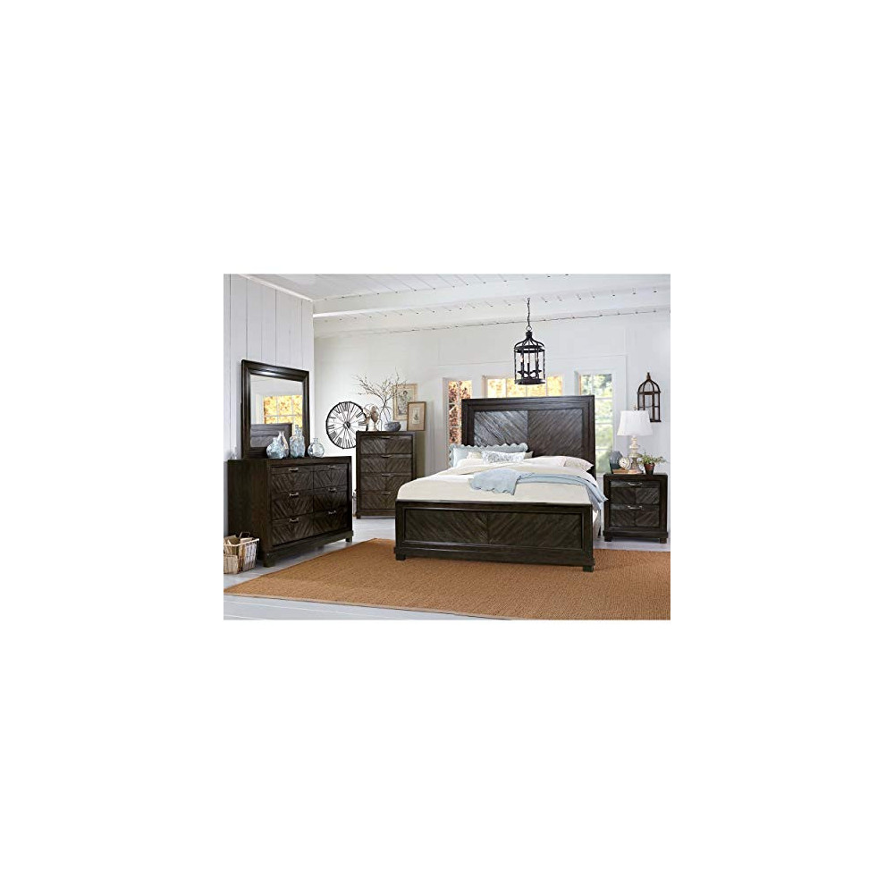 Greyson Living Madison 6-Piece Bedroom Set by Oak Oak Finish Queen