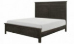 Blaire Farm Transitional Queen Bedroom Set in Charcoal Gray, 5-Piece