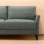 Zinus Jackie Classic Upholstered 71 Inch Sofa/Living Room Couch, Grey with Hint of Green