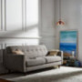 Amazon Brand – Rivet Sloane Mid-Century Modern Sofa with Tufted Back, 79.9"W, Pebble