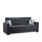 Ottomanson Sofa, 88 x 38 X 36, Dark Blue