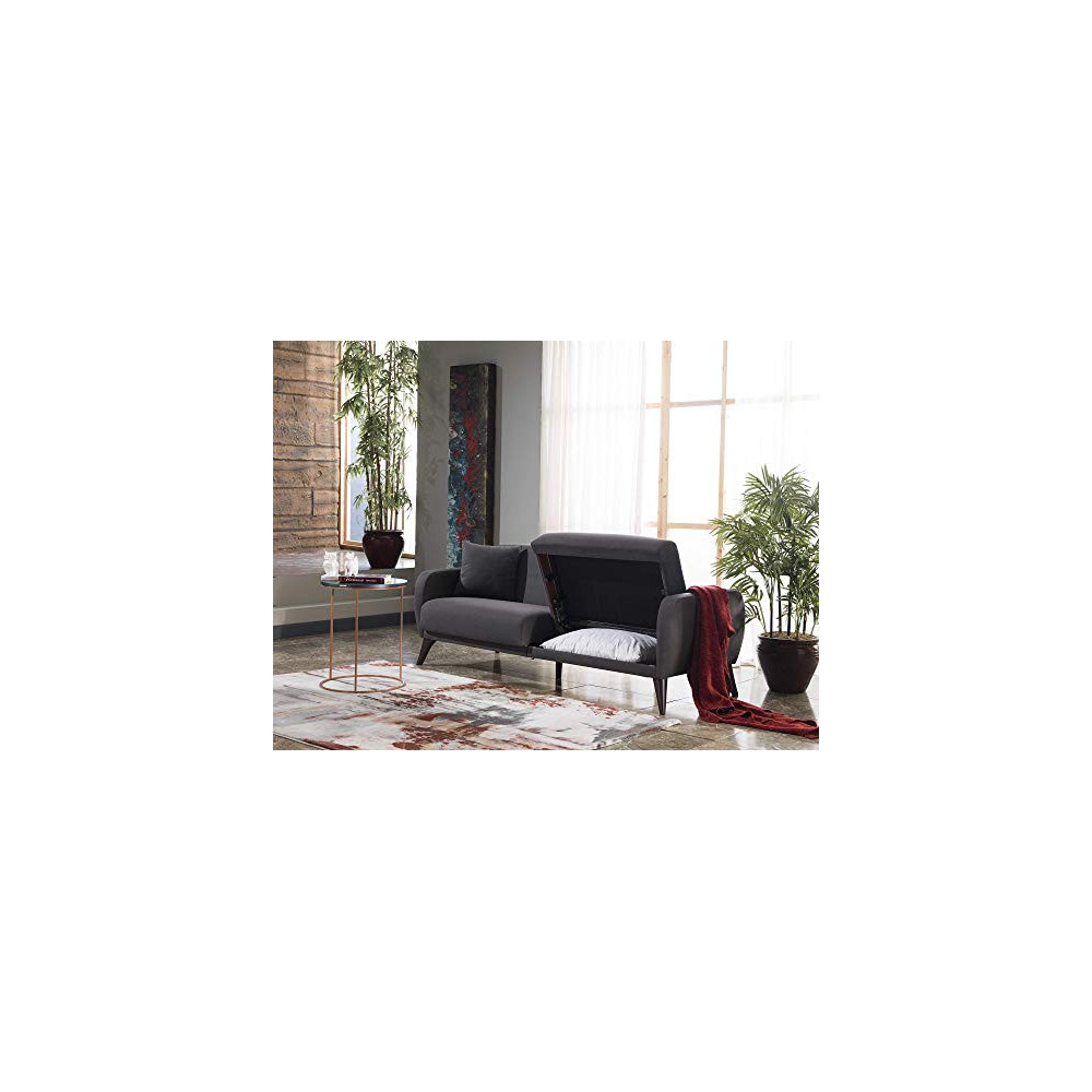 BELLONA Functional Sofa in A Box Charcoal Universe Furniture