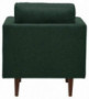 Amazon Brand – Rivet Revolve Modern Upholstered Armchair with Tapered Legs, 33"W, Heritage Green