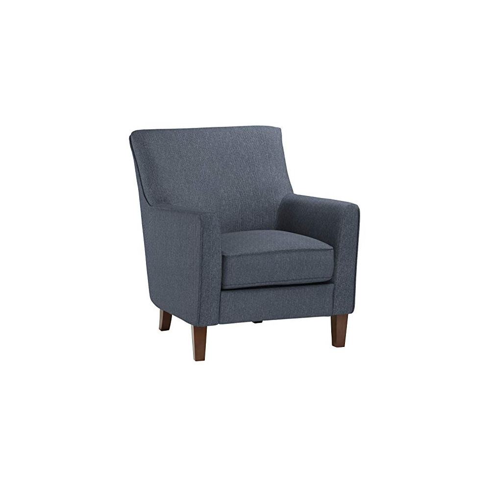 Amazon Brand – Stone & Beam Cheyanne Modern Living Room Accent Arm Chair, 30.7"W, Blue