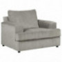 Signature Design by Ashley - Soletren Modern Oversized Chenille Chair, Gray