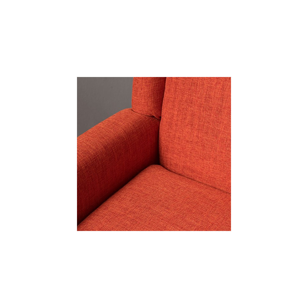 Christopher Knight Home Aurla Fabric Accent Chair, Muted Orange