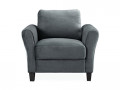 Lifestyle Solutions Watford Chair in Grey, Dark