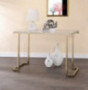 Acme Boice II Sofa Table, One Size, Faux Marble and Champagne