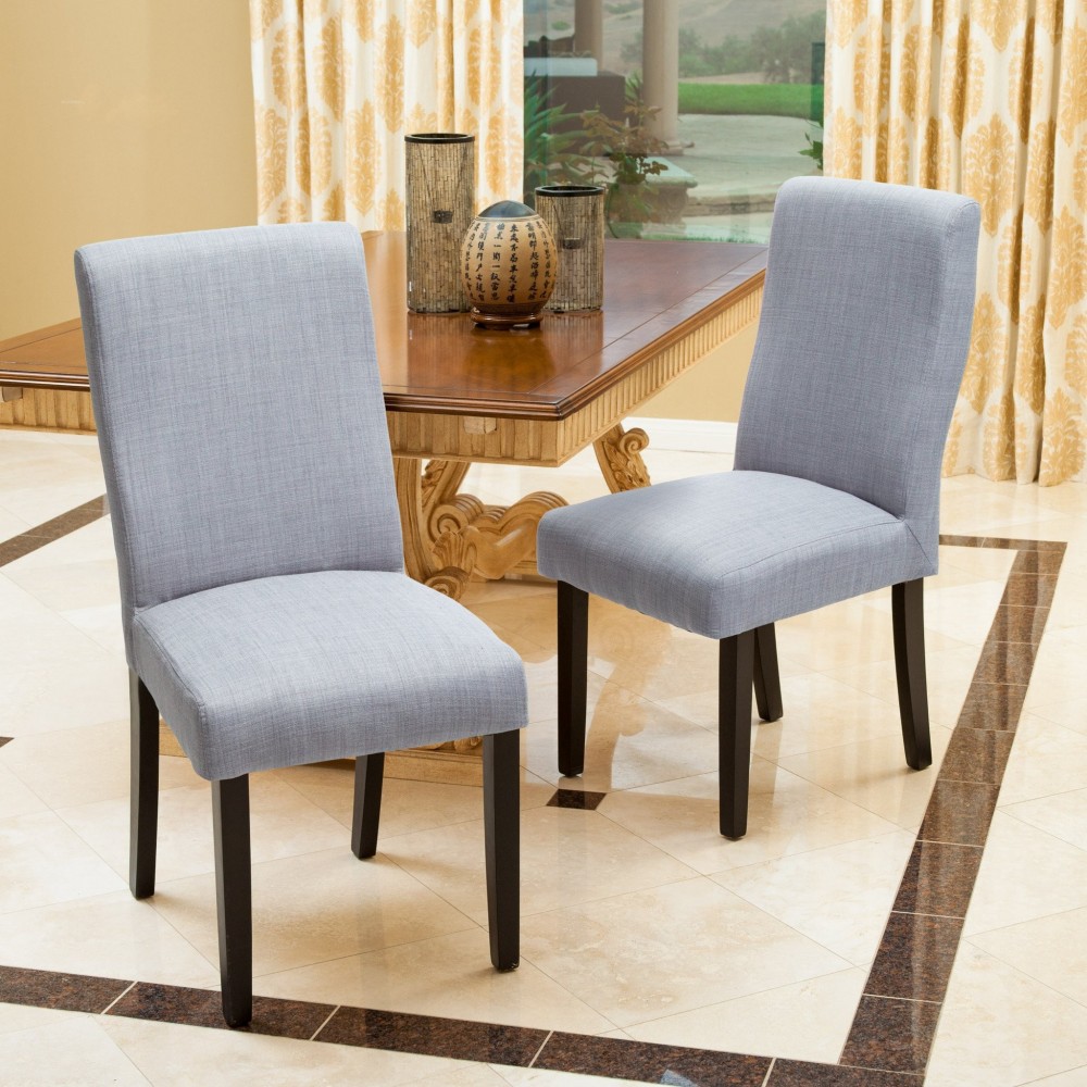 Heath Grey Fabric Dining Chairs (Set of 2) Universe Furniture