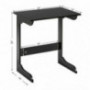 Tangkula Sofa Side Table, TV Tray Couch Snack Table Overbed Table, Laptop Desk End Table Modern Furniture for Home Office