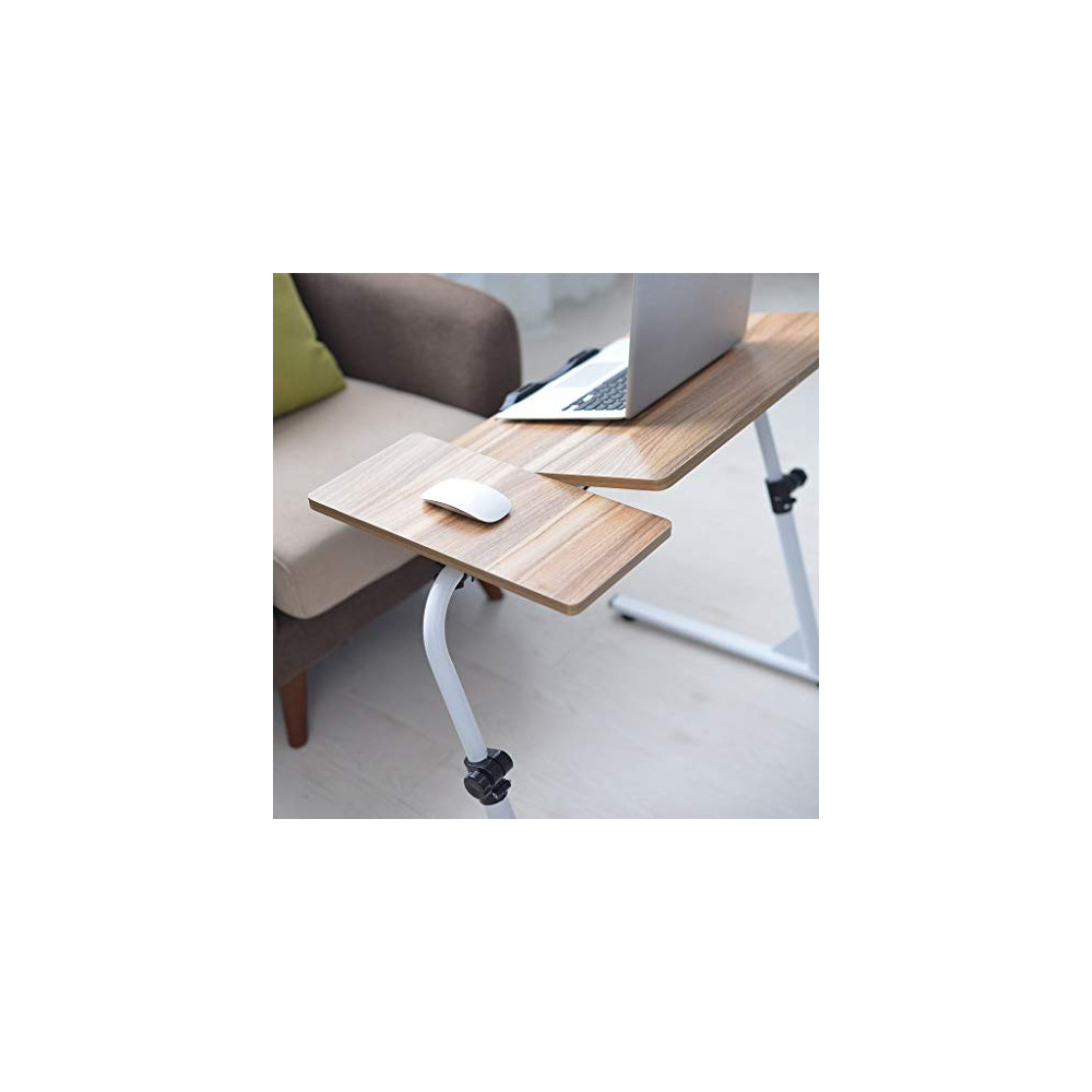 Top- Flipped Z-Shaped Laptop Desk - Adjustable Sofa Lazy Table End Table TV Stand Side Table Snack Tray for Bedside Couch Eat