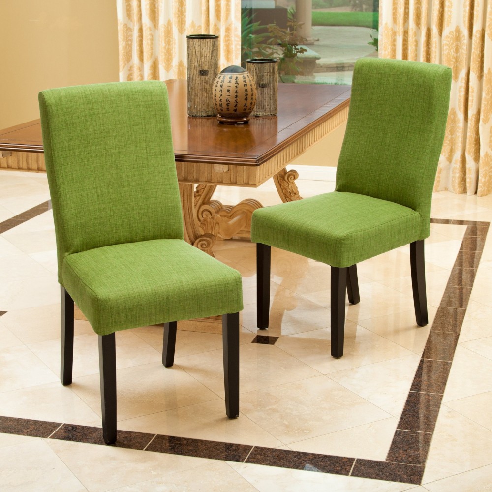 Heath Green Fabric Dining Chairs (Set of 2) | Universe Furniture