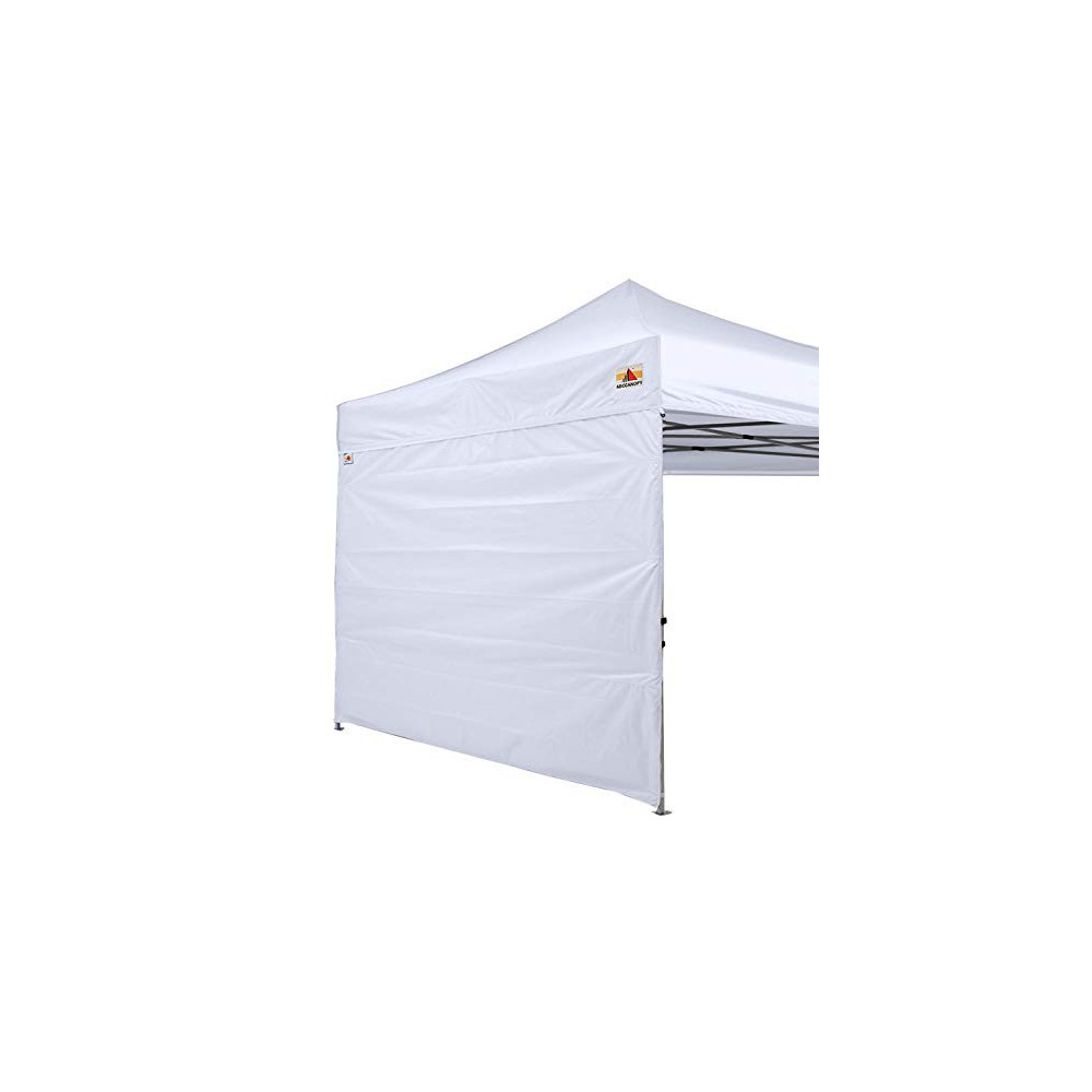 ABCCANOPY Instant Canopy SunWall  15+Colors  for 10x10 Feet, 10x20 Feet Straight Leg pop up Canopy, 1 Pack Sidewall Only, Whi