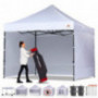 ABCCANOPY Canopy Tent Popup Canopy 10x10 Pop Up Canopies Commercial Tents Market stall with 6 Removable Sidewalls and Roller 