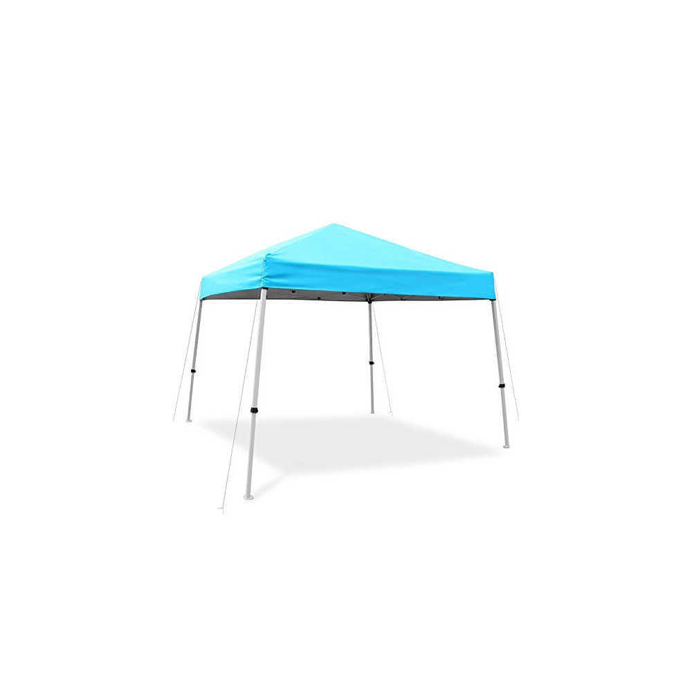 Ohuhu EZ Pop-Up Slant Leg Canopy Tent, 10 X 10 FT Reinforced Steel Frame Commercial Instant Shelter with 3 Adjustable Heights