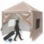 Quictent Privacy 8x8 Ez Pop up Canopy Tent Enclosed Instant Canopy Shelter Protable with Sidewalls and Mesh Windows Waterproo