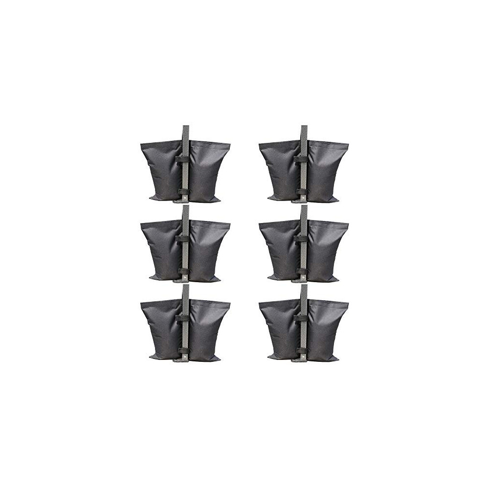 ABCCANOPY Canopy Weight Bags, Leg Weights for Pop up Canopy Weighted Feet Bag Sand Bag 6pcs-Pack