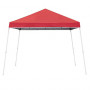 Z-Shade 10 x 10 Angled Leg Instant Shade Canopy Tent Portable Shelter, Red