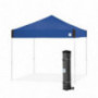 E-Z UP Pyramid Instant Shelter | PR3WH10RB | 10 by 10 Royal Blue | Portable Popup Tent W/ Upgraded Wide-Trax Roller Bag | 10