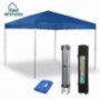 PHIVILLA 10 x 10ft Lightweight Canopy Portable Instant Canopy Patio Tent Party Tent, 100 Sq. Ft of Shade,Blue