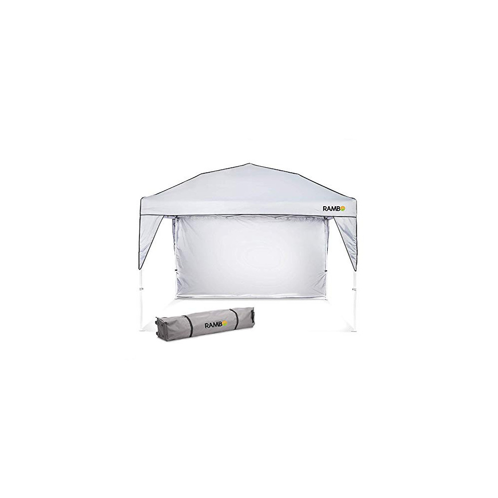 Pop Up Canopy Tent : Heavy Duty 10 x 10 Outdoor Canopy for Camping, Parties and Beach - Waterproof and Flame Resistant, Ide