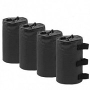 Anavim Canopy Water Weights Bag, Leg Weights for Pop up Canopy 4pcs-Pack Black