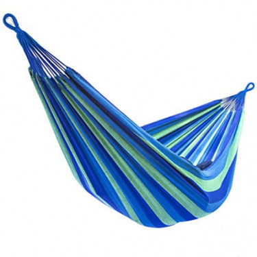 Sorbus Brazilian Double Hammock - Extra-Long 2 Person Portable Hammock Bed for Indoor or Outdoor Spaces - Hanging Rope, Carry