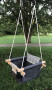 Indoor Outdoor Swing Chair for Baby, Cotton Baby Hammock Swing  Grey 