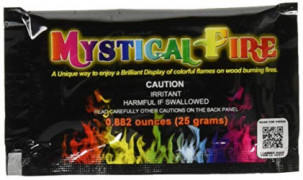 Mystical Fire Flame Colorant Vibrant Long-Lasting Pulsating Flame Color Changer for Indoor or Outdoor Use 0.882 oz. Packets 5