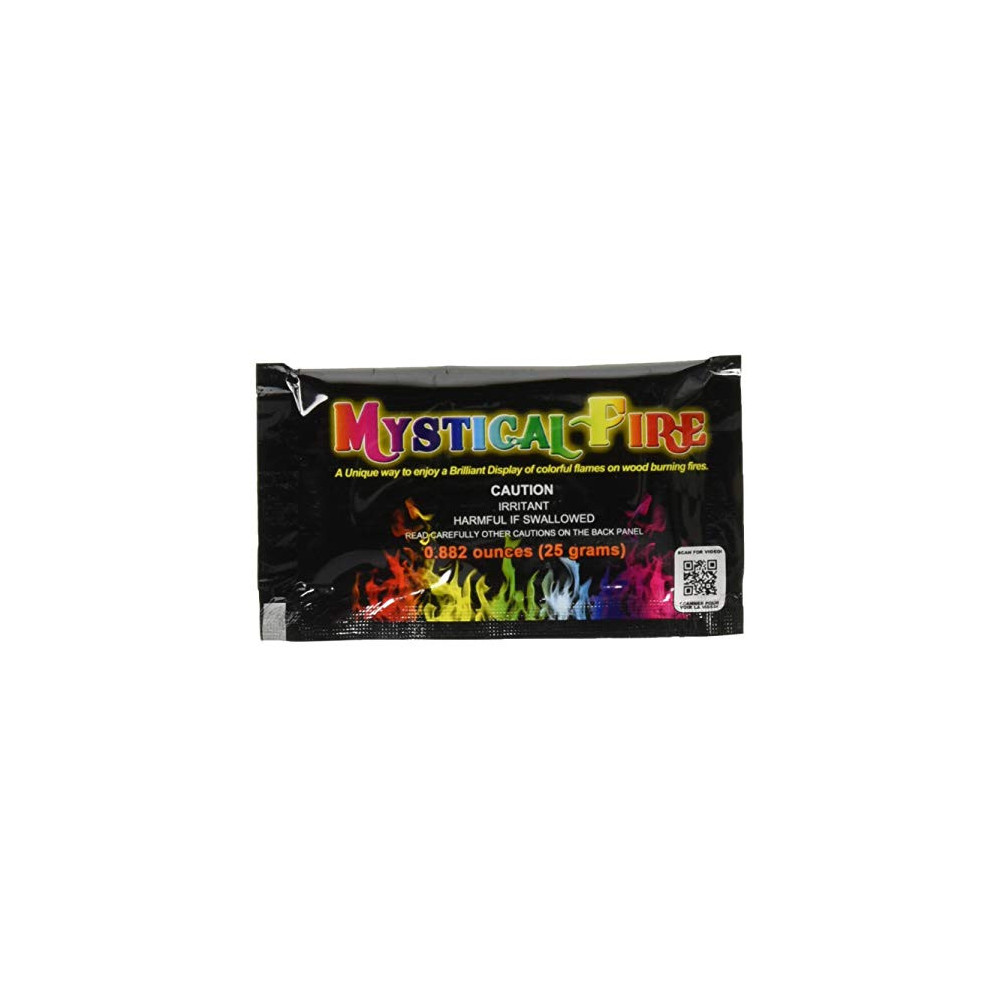 Mystical Fire Flame Colorant Vibrant Long-Lasting Pulsating Flame Color Changer for Indoor or Outdoor Use 0.882 oz. Packets 5
