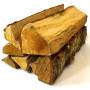 Timbertote 0.75 Cubic Feet Natural Hardwood Mix Fire Log Firewood Bundle for Fireplaces, Campfires, Firepits