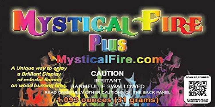 Mystical Fire PLUS Campfire Fireplace Colorant Packets  6 Pack, Mystical Fire Plus 