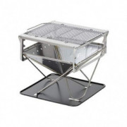 Snow Peak Takibi Fire and Grill, ST-032SET, Made in Japan, Stainless Steel, Lifetime Product Guarantee