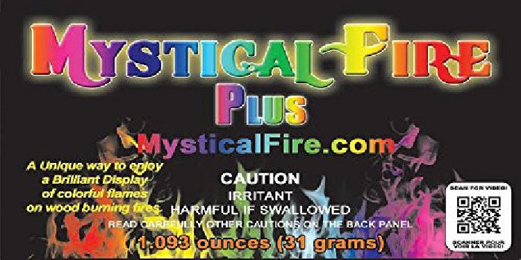 Mystical Fire Plus Campfire Fireplace Colorant Packets  25 Pack, Mystical Fire Plus 