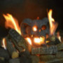 Stanbroil Demon Fireproof Fire Pit Fireplace Skull Gas Log for Ventless & Vent Free, Propane, Gel, Ethanol, Electric, Outdoor