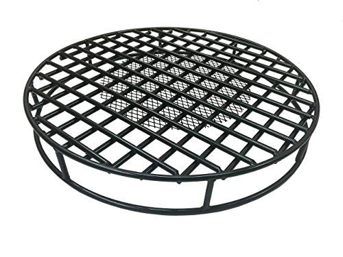 Walden Fire Pit Grate Round 29.5 Diameter Premium Heavy Duty Steel Grate with Ember Catcher for Outdoor Fire Pits
