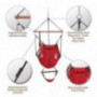 ONCLOUD Upgraded Unique Hammock Hanging Sky Chair, Air Deluxe Swing Seat with Rope Through The Bars Safer Relax with Fuller P