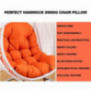 WSGJHB Hanging Egg Hammock Chair Cushion, Swing Seat Cushion  Chair not Included  Thick Nest Hanging Chair Back Pillow for In